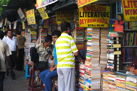 some of the million book shops on college street